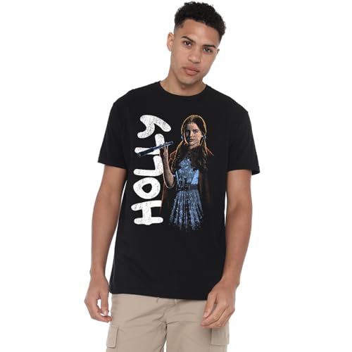 T-shirt Stranger Things Holly Neo Homage vêtement noir pop culture