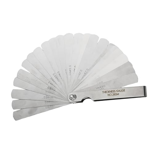 RGYBAO Feeler Gauge Set Stainless Steel Double Marked for Precise Measurement in Multiple Fields Engineering and Vehicle Repair