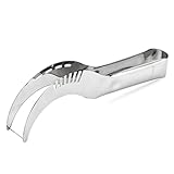 Watermelon Slicer & Server - Perfect Stainless Steel Fruit Cutter and Corer - Easily Slices Cantaloupe and Melon To Scoop and Serve At Your Next Summer Party!