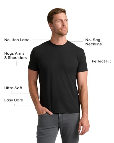 image for True Classic Mens T-Shirts – Short Sleeve Crew Neck T Shirts for Man