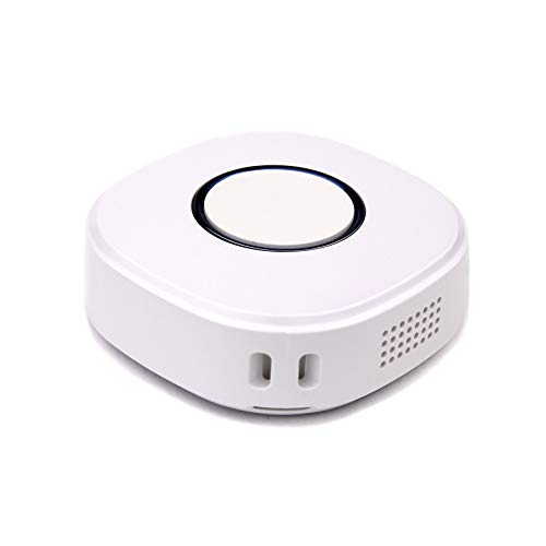 shelly button 1, domotique, bouton poussoir wi fi, 1 a, 5 v, créer des automatisations, fermer/ouvrir ou éteindre/allumer différents appareils, batterie lithium, blanc