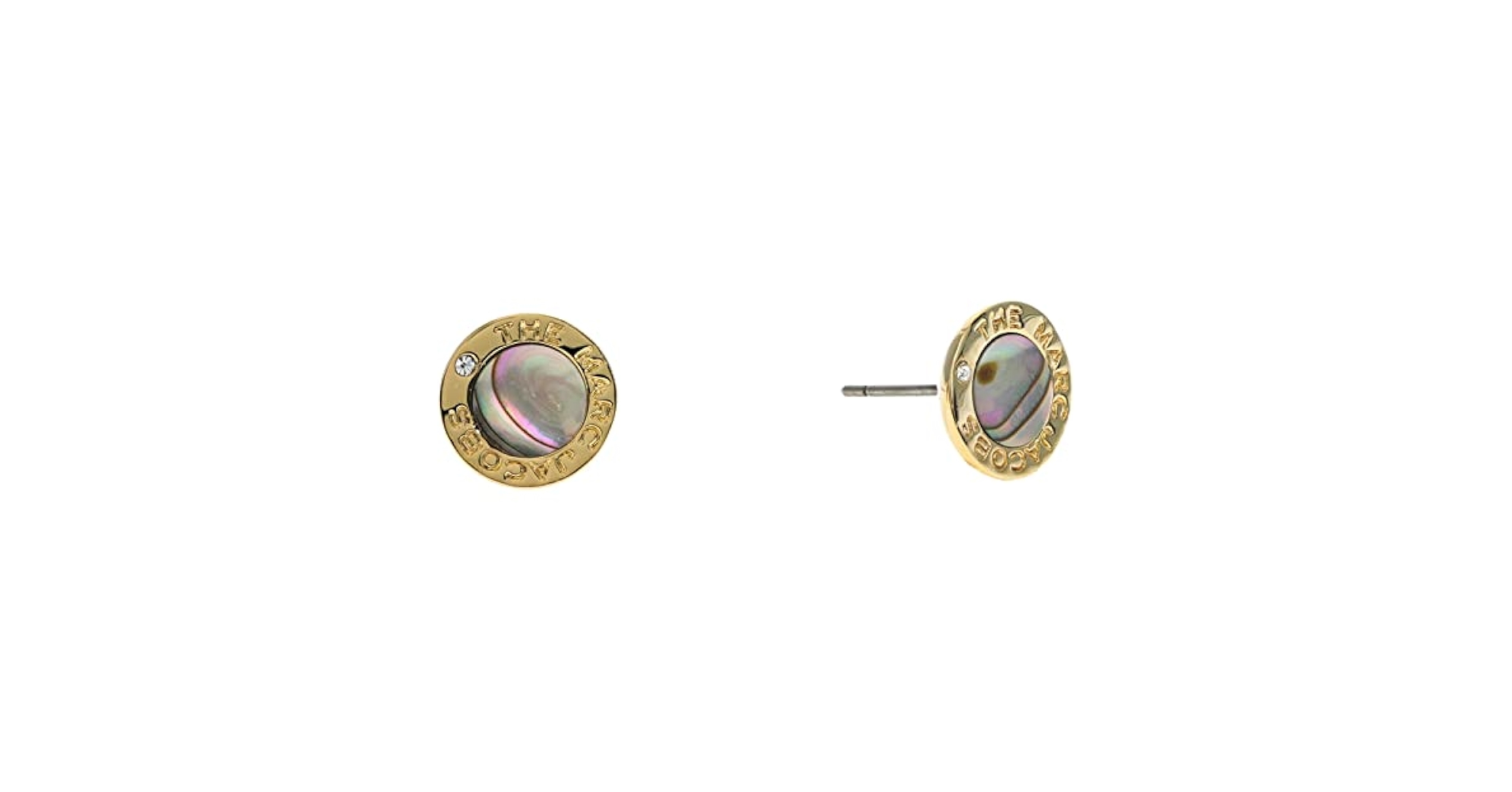 イヤリング Abalone Earrings - Marc Jacobs - l - Silver Amazon.com: Marc Jacobs The Medallion Abalone Earrings