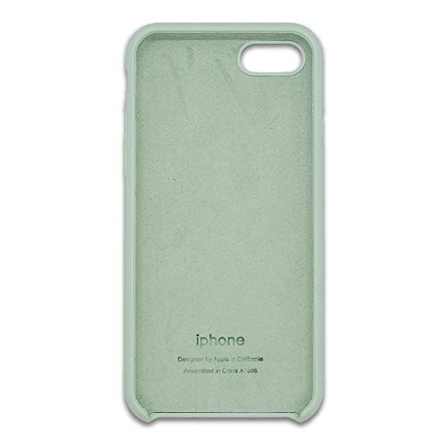 Capa Case Capinha Silicone Interior Aveludado para iPhone 7/8 / SE2 - Verde Água Claro