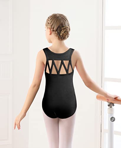 Image of DANSHOW Tank Dance Leotards for Girls,Back M Straps