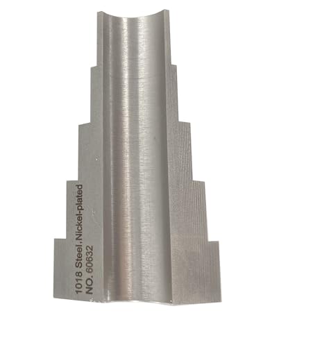 Sector Shape Block de Calibración Ultrasónico 5 Escalas 2.5mm 5mm 10mm 15mm 20mm para Calibrador de Espesor Ultrasónico en Pruebas NDT con Acero 1018 miniatura 5