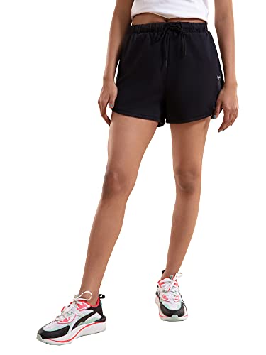 Image of NYKD Solid Cotton Shorts for Women with Pocket | Casual, Sports, Night Wear - NYK039