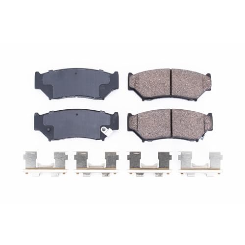 Image of PowerStop Front Brake Pads for Chevrolet Tracker 2000-04 |Geo Tracker 1996-97 |Suzuki Sidekick 1991-98 |Vitara 1999-04 - Z17 Ceramic Brake Pads with Installation Hardware, 17-556