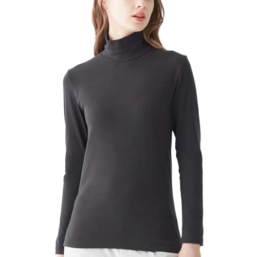 長袖インナー ファイヤーアセドロン 中厚 裏起毛 冬の汗冷え 吸湿発熱 あったかインナー ハイネック 長袖 アセドロン MH0045