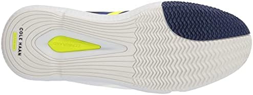 Cole Haan Men's Zerogrand Winner Tennis Sneaker, Navy Ink Pacific Blue Safety Yellow Optic White, 12 | Image 3