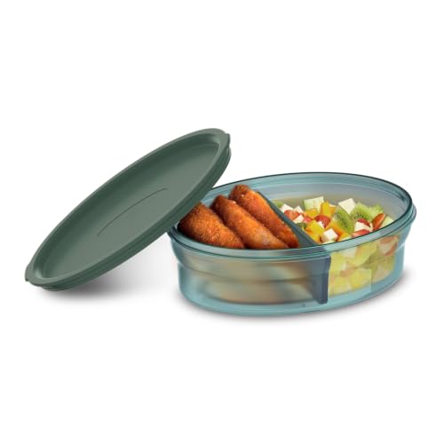 Image of VAYA Yumbytes Plastic Snack Box, Snack Container for Kids & Adults, Perfect for School, Work, & Travel, 300 Ml,