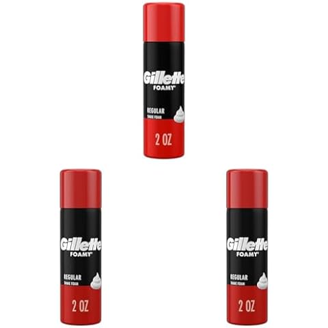 Gillette Foamy Shaving Foam 3-Pack Cover