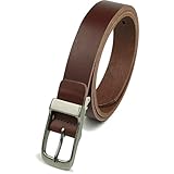 ベルト 本革 メンズ レディース 姫路レザー 日本製 カジュアル 細い 細め 本革 シンプル 丈夫な 牛革 一枚革 幅3cm 30mm プレゼント BLLB0344 (チョコレートブラウン)