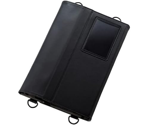 エレコム ARROWS Tab Q5010対応 ソフトレザーケース 手帳型 ショルダーベルト付 キーボード対応 ブラック TB-Q5010PLFBK