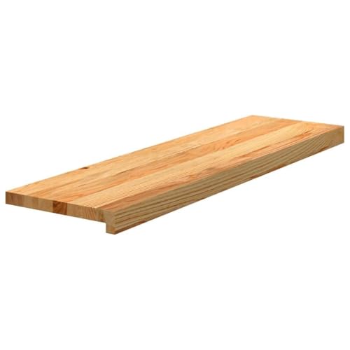 QJBSAVVA Treppenstufen aus Massivholz Eiche 90x25x2 cm 16 Stück Natürliche Maserung Robuste Fensterbank für Innenbereich QJBSAVVA Treppenstufen aus Massivholz Eiche 90x25x2 cm 16 Stück Natürliche Maserung Robuste Fensterbank für Innenbereich