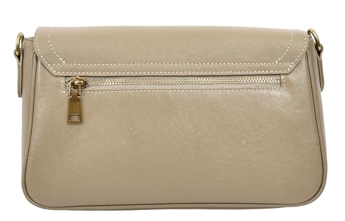 Sac en cuir de qualité supérieure Marley avec rabat et fermoir rotatif chic - 5