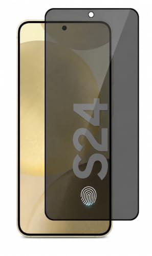 Image of Privacy / Anti-Spy Military-Grade Gorilla Tempered Glass Screen Protector Compatible for Samsung Galaxy S24 5G with Edge to Edge Coverage and Easy Self Installation kit (Samsung Galaxy S24 5G)