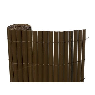 OOGarden - Canisse PVC Simple Face 3 x H 1 m - Marron
