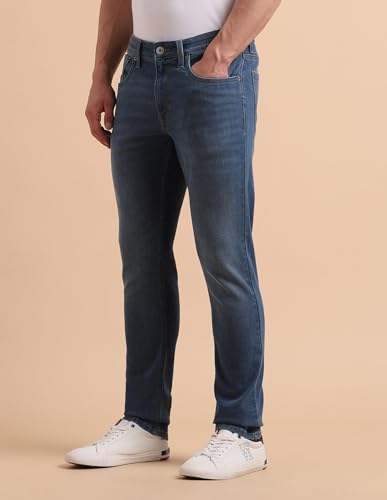 Image of U.S. Polo ASSN. Denim Jeans for Men - Slim Tapered Fit, Mens Jeans for Office & Regular Wear
