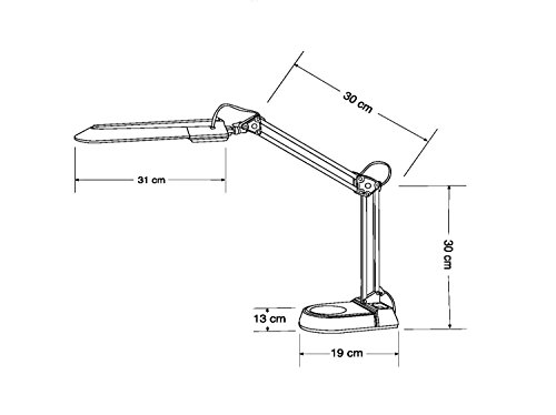 Alco 958-28 - Lampada da scrivania, 11 Watt