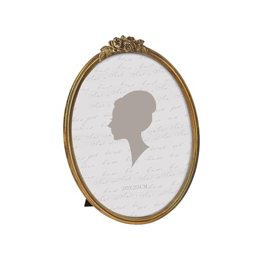 Sunlit Vintage Bilderrahmen 20,3 x 25,4 cm, oval, antiker Bilderrahmen mit...