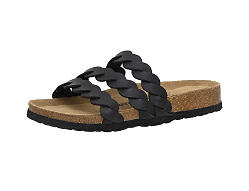 CUSHIONAIRE Women's Lucy Cork footbed Sandal with +Comfort and Wide Widths Available