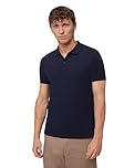 DANISH ENDURANCE Polo Shirts for Men Adult, Organic Cotton Polo Shirt, Short Sleeve, 1 or 2 Pack, Navy, L
