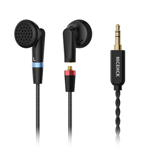 NICEHCK EBX25Ti �C���i�[�C���[�^�C���z�� 1DD �L�� 14.2mm�h�[���^�x�����E�����b�L�U���_�C�i�~�b�N�h���C�o�[ �`�^�������L���r�e�B 3.5mm MMCX�����\�ȃf�U�C�� 6N�P�������Ƌ⃁�b�L���~�b�N�X�P�[�u�� �܎�CNC ��