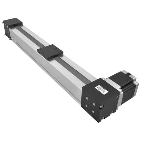 FUYU Linear Actuator High Speed Max 3m/s Belt Drive CNC Linear Guide Slide Rail Linear Motion Stage Router Parts Motorized Nema34 Stepper Motor[500mm Stroke Work Size] Cover