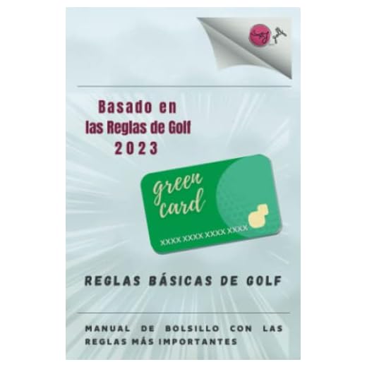 Reglas básicas de golf 2023: Manual de bolsillo con las regals más importantes