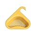 Generic Wielofunkcyjny regał wiszący, trójkątny kosz do zlewozmywaka, regał filtrujący, drewno, (żółty, rozmiar uniwersalny)