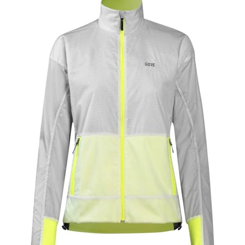 Produktfoto von GOREWEAR Drive Jacke Damen, White/Neon Yellow, 38