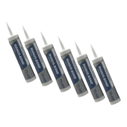 Adhesivo Sellador Negro Manus 75AM Pack de 6