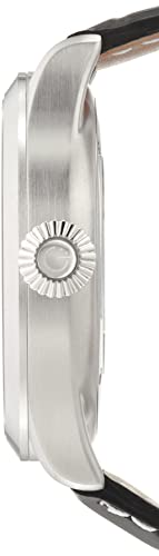 Gevril 43503-01 Men's Vaughan Swiss Automatic Watch, Genuine Italian Black/White Stitching Leather Strap2