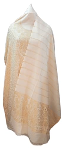 Image of Womens designer woolen suit for women with salwar and kashmiri shawl winter wear kani unstitched fabric set, stylish kurta pant set woollen dress material for women by pure pashmina wooltex