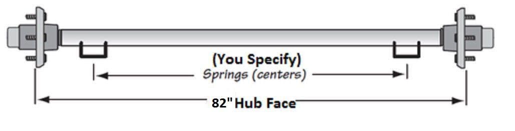 Everything for trailers, RVs and trucks and more - Trailer For Axle 5200 6000# 7000# Bare For Axel For Beam 82