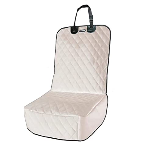 Dog Car Seat Covers 100% Waterproof Car Seat Protector for Pets Front Seat Scratch Proof Non-Slip Durable for Cars,Trucks & SUVs (Cream) Dog Car Seat Covers 100% Waterproof Car Seat Protector for Pets Front Seat Scratch Proof Non-Slip Durable for Cars,Trucks & SUVs (Cream)