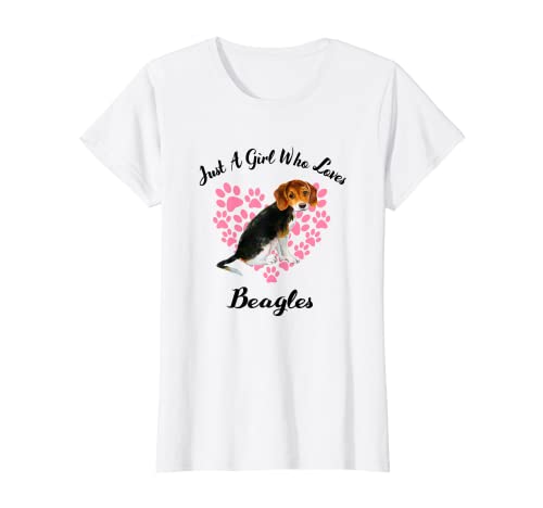 Solo una ragazza che ama il pastore australiano detto. Citazione di cane carino Beagle per mamma de Beagle. Ami i cani oi cuccioli di razza Beagle? Prendi il tuo fantastico vestito Beagle per lei. Cucciolo carino in un cuore rosa.