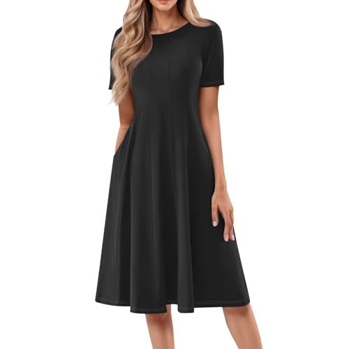 Sommerkleider Sale Kleid Festlich Damen Skims Strand Cocktailkleid Knielang Schickes Kleid Große Größen Sommer Sommerkleid Damen Baumwolle Night Dress for Women Hängerchen (Schwarz,L) Sommerkleider Sale Kleid Festlich Damen Skims Strand Cocktailkleid Knielang Schickes Kleid Große Größen Sommer Sommerkleid Damen Baumwolle Night Dress for Women Hängerchen (Schwarz,L)
