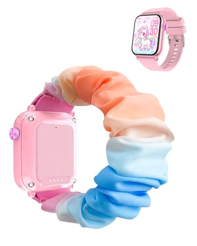 Correa para reloj inteligente ganopterygon TK09 para niños azul y blanca miniatura 1