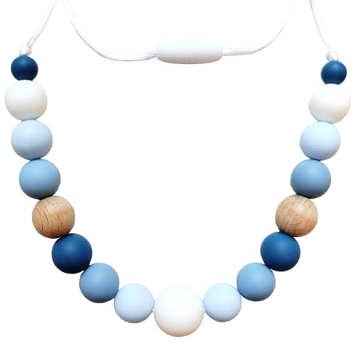 Lindo Bebé- Collar de lactancia | Montessori | A partir de + 0 meses | Silicona antibacteriana | Evita tirones