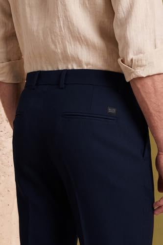 Image of Allen Solly Men's Formal Trousers | Premium Cotton Fabric | Comfy Fit for Office & Business Wear