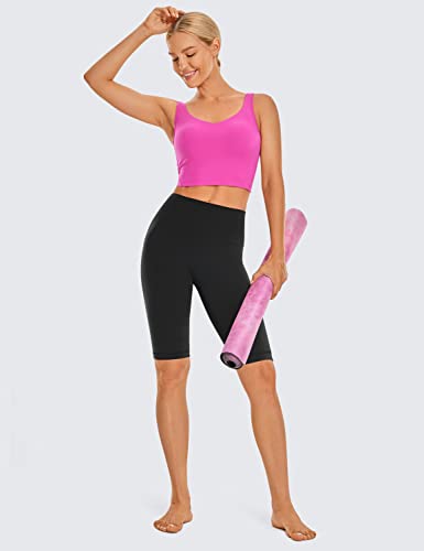 CRZ YOGA Womens Butterluxe Biker Shorts 10'' - High Waisted Workout Volleyball Yoga Spandex Buttery Soft3