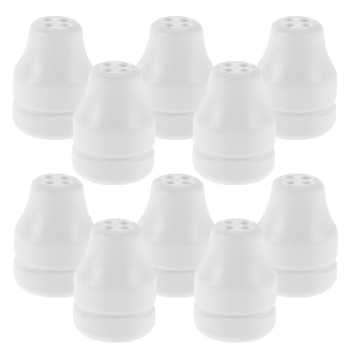 VICASKY 10 Tiranti per Tende da Finestra in Plastica Bianca Quattro Fori estremità Cordino di Trazione per Tende a Cordino Romane Accessori per Trattamento Finestre Casa e Ufficio