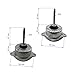 2PCS Left + Right Engine Mount Set Compatible with Porsche 911 997 C2 C4 Turbo / Carrera 2005 2006 2007 2008 2009 2010 2011 2012 2013 for 99737504908 997 375 049 08