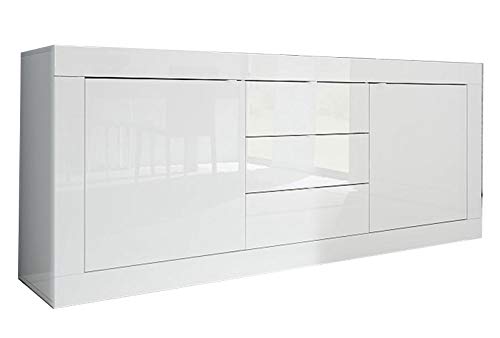 LIGNEMIEBLE LIO LACADO BLANCO SEDOR COMEDOR MODERNO - El aparador 2 puertas 3 cajones