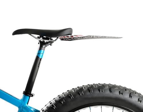 Image of Bike Fender, Tool-Free Rear Fender for Road & Mountain Bikes, Flexible Mud Guard for Back Seat, Stylish Splash Guard for Cycling Enthusiasts (Color 3)