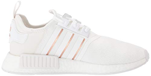 adidas Originals adidas Damen NMD_R1 Turnschuh, Weiß/Rotgold Metallic, 42 2/3 EU