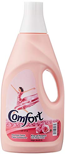 Comfort Fabric Softener Liquid Conditioner Kiss Of Flowers With Rose Fresh, 67.63 Fl Oz ? 2 L