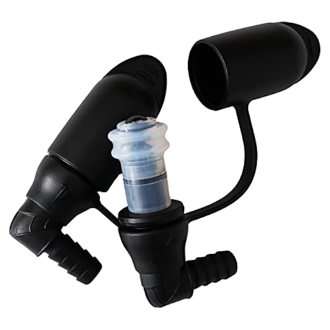 Hydration Bladder Bite Valve Replacement Mouthpiece Fit for Any Water Backpack and Most Brands, with Manual Switch Valve