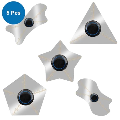 MMOBIEL 5 Pcs/Set Ultra-Thin 0,1mm Professional Stainless Steel Curved Spudger Pry Blade Repair Opening Tool